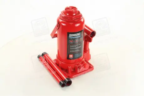 Домкрат бутылочный, 12т, красный H = 210/400 <ДК> Dk-Дорожная Карта JNS-12