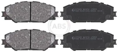 Колодка гальм. TOYOTA Rav 4 передн. (ABS) A.B.S 37543