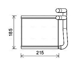 Радиатор отопителя HYUN ACCENT 11- (AVA) AVA COOLING HY6393