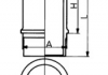 Гільза поршнева PSA 75,00 1,4i TU3 (KS) KOLBENSCHMIDT 89584110 (фото 1)