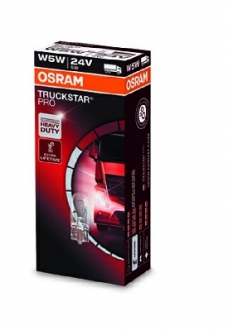 Автолампа W5W W2,1x9,5d 7 W прозрачная OSRAM 2845TSP