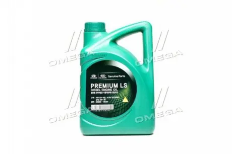 Масло Hyundai рremium LSX Diesel 5W30 CH-4 4л полусинтетика MOBIS (KIA, Hyundai) 05200-00411