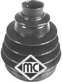 Пыльник ШРУСа наружного (хомуты + смазка) Metalcaucho 01499