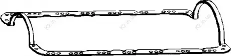 Прокладка піддону картера (гума) Chery Amulet / Karry ELRING 480-1009021BA