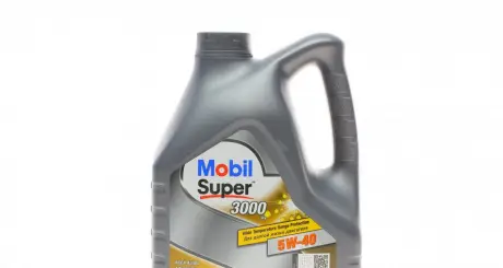 МАСЛО 4L 5W-40 МОТОРНОЕ синтетической SUPER 3000 X1 5W-40 MOBIL 152566