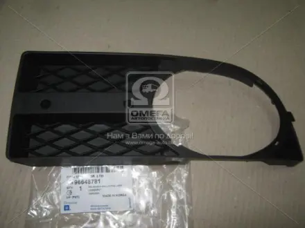 Рамка фары противотуманной Chevrolet AVEO лев. наружно GM 96648781