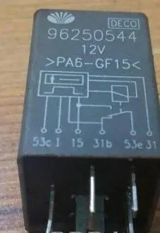 Реле стеклоочистителя Ланос (6 конт) серое GM 96250544