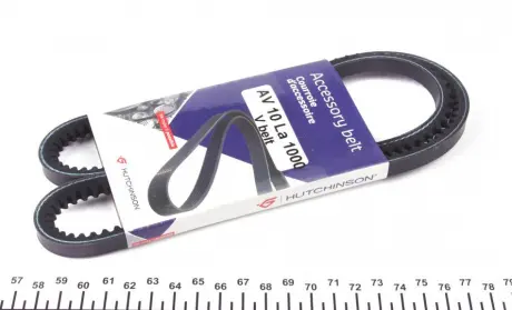 Фото 1 - клиновой ремень (AV 10 LA 1000) HUTCHINSON AV10LA1000 Клиновой ремень (AV 10 LA 1000) HUTCHINSON AV10LA1000 (фото 1)