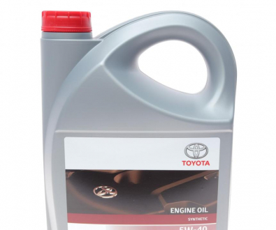 Масло 5W-40 Motor OIL 5л пластик, Бельгия TOYOTA 08880-80835 (фото 1)