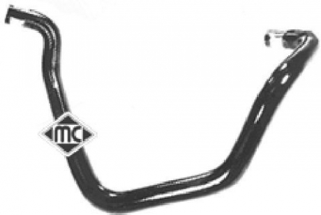 Патрубок радиатора Metalcaucho 08438