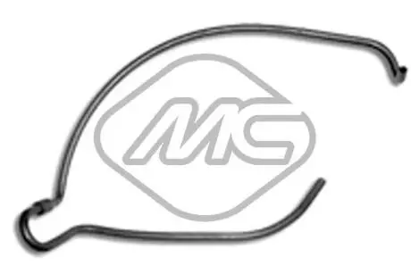 Патрубок радіатора Metalcaucho 08603