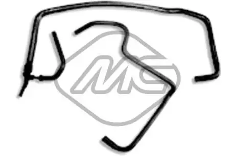 Патрубок радиатора Metalcaucho 08648