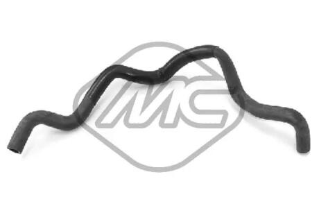 Патрубок радіатора Metalcaucho 08635
