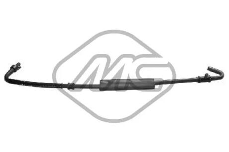 Патрубок радіатора Metalcaucho 08616