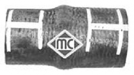 Патрубок радиатора Metalcaucho 08950 (фото 1)