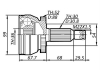 ШРУС НАРУЖН (К-Т) 36X54.3X30 ABS 52 Q-FIX Q131-0447 (фото 2)