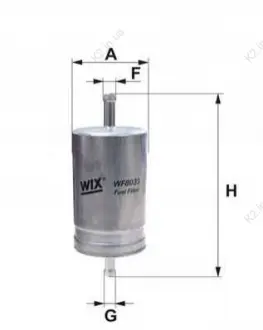 Фільтр паливний Chery Amulet WIX WIX FILTERS A11-1117110CA