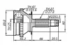 ШРУС НАРУЖН (К-Т) 25X60X27 ABS 47 Q-FIX Q131-0762 (фото 2)