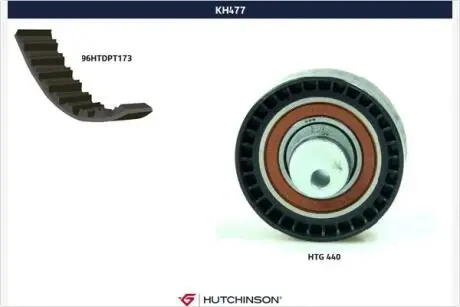 Комплект ГРМ (KH 477) HUTCHINSON KH477