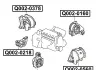 ПОДУШКА ДВИГАТЕЛЯ передняя L AT Q-FIX Q002-0159 (фото 3)