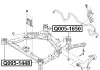Сайлентблок підрамника ЗАДНИЙ Q-FIX Q005-1650 (фото 3)