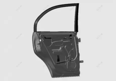 Дверь задняя L Chery Jaggi Aftermarket S21-6201010-DY