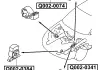 ПОДУШКА ДВИГАТЕЛЯ заднего MT Q-FIX Q002-0074 (фото 3)