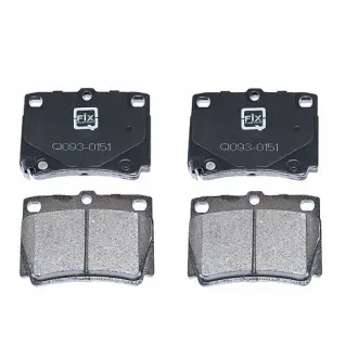 КОЛОДКИ ТОРМ задні диски Q-FIX Q093-0151 (фото 1)