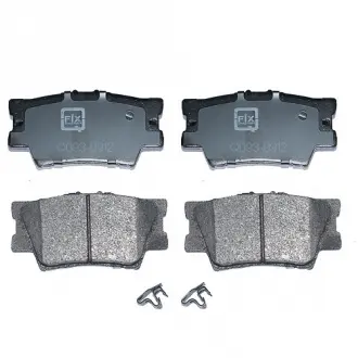 КОЛОДКИ ТОРМ задні диски Q-FIX Q093-0912