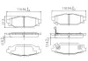 КОЛОДКИ ТОРМ задние дисковые Q-FIX Q093-0960 (фото 3)