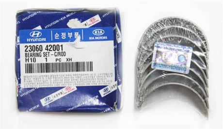 Вкладыши одежд std H-1 MOBIS (KIA, Hyundai) 23060-42001 (фото 1)