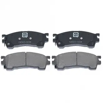 Фото 1 - колодки торм передні Q-FIX Q093-0014 КОЛОДКИ ТОРМ передні Q-FIX Q093-0014 (фото 1)