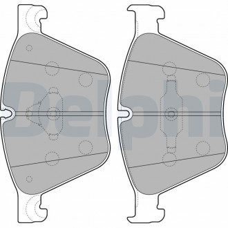 Гальмівні колодки дискові BMW 5 (F07) / X6 (E71) "F" 09 >> Delphi LP2210