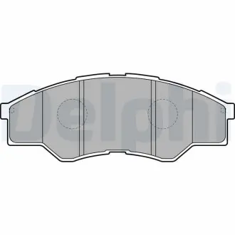 Тормозные колодки дисковые TOYOTA Hilux pikap &quot;F&quot; 07 &gt;&gt; Delphi LP2060 (фото 1)