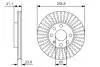 Гальмівний диск OPEL Astra G / Vectra \ '\' F PR2 0986479R76