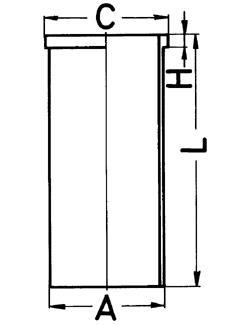 Гільза поршнева MB C-class (W202)/E-class (W210) 93-00 (d=90mm) KOLBENSCHMIDT 89193190