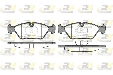 Гальмівні колодки дискові ROADHOUSE 213900