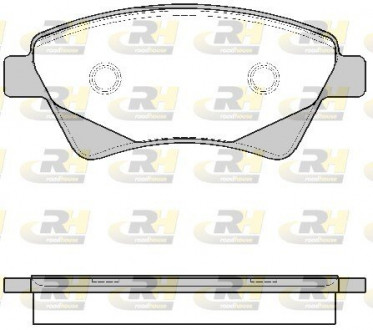 Тормозные колодки, к-кт. ROADHOUSE 297620