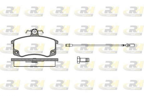 Тормозные колодки, к-кт. ROADHOUSE 222102