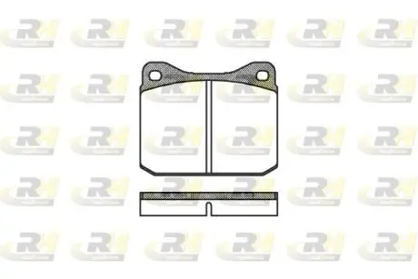 Гальмівні колодки дискові ROADHOUSE 201000 (фото 1)