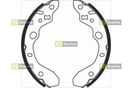 Тормозные колодки к-кт. STARLINE BC 07910 (фото 1)