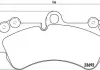 Тормозные колодки к-кт. BREMBO P85 069 (фото 1)