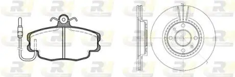 Фото 1 - тормозной комплект ROADHOUSE 814102 Тормозной комплект ROADHOUSE 814102 (фото 1)