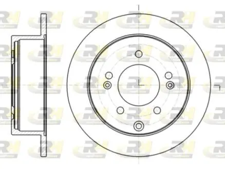 Тормозной диск ROADHOUSE 6140100