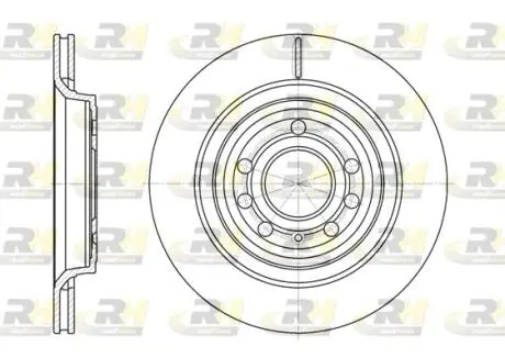 Тормозной диск ROADHOUSE 668610 (фото 1)