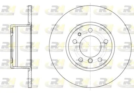 Гальмівний диск ROADHOUSE 634700 (фото 1)