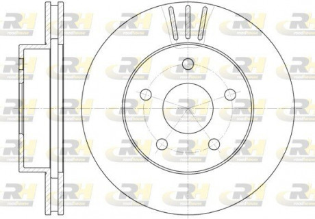 Тормозной диск ROADHOUSE 662610