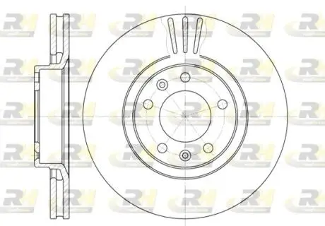 Тормозной диск ROADHOUSE 630710 (фото 1)