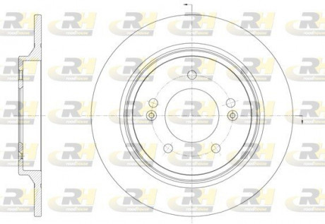 Тормозной диск ROADHOUSE 6157100