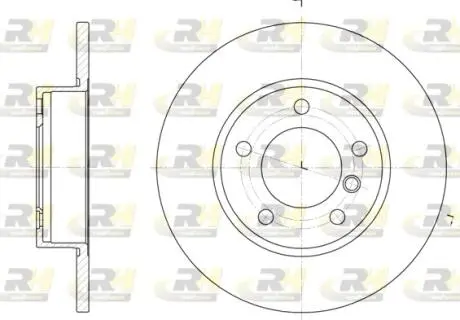 Гальмівний диск ROADHOUSE 632300